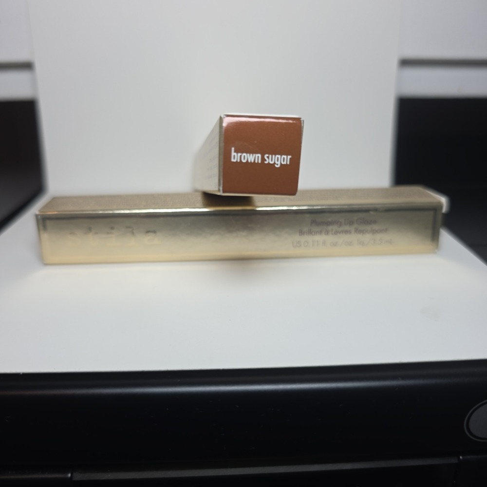 Stila Plumping Lip Glaze NIB Brown Sugar Set Of 2
